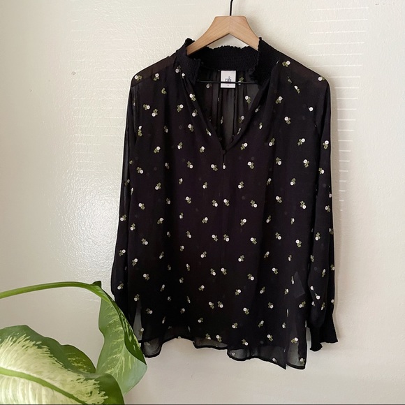 CAbi Tops - Cabi | Floral Embroidered Blouse